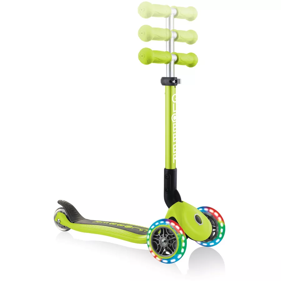 GLOBBER JUNIOR FOLDABLE LIGHTS mit Leuchtrollen, grün