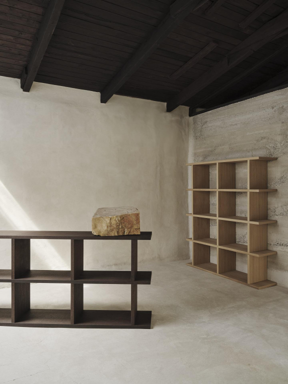 Ferm Living Kona 3x2 boekenkast Dark Stained