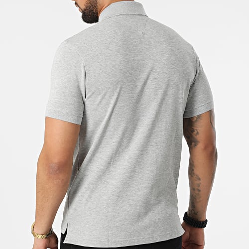 Polo Manches Courtes 1985 Slim 7771 Gris Chiné
