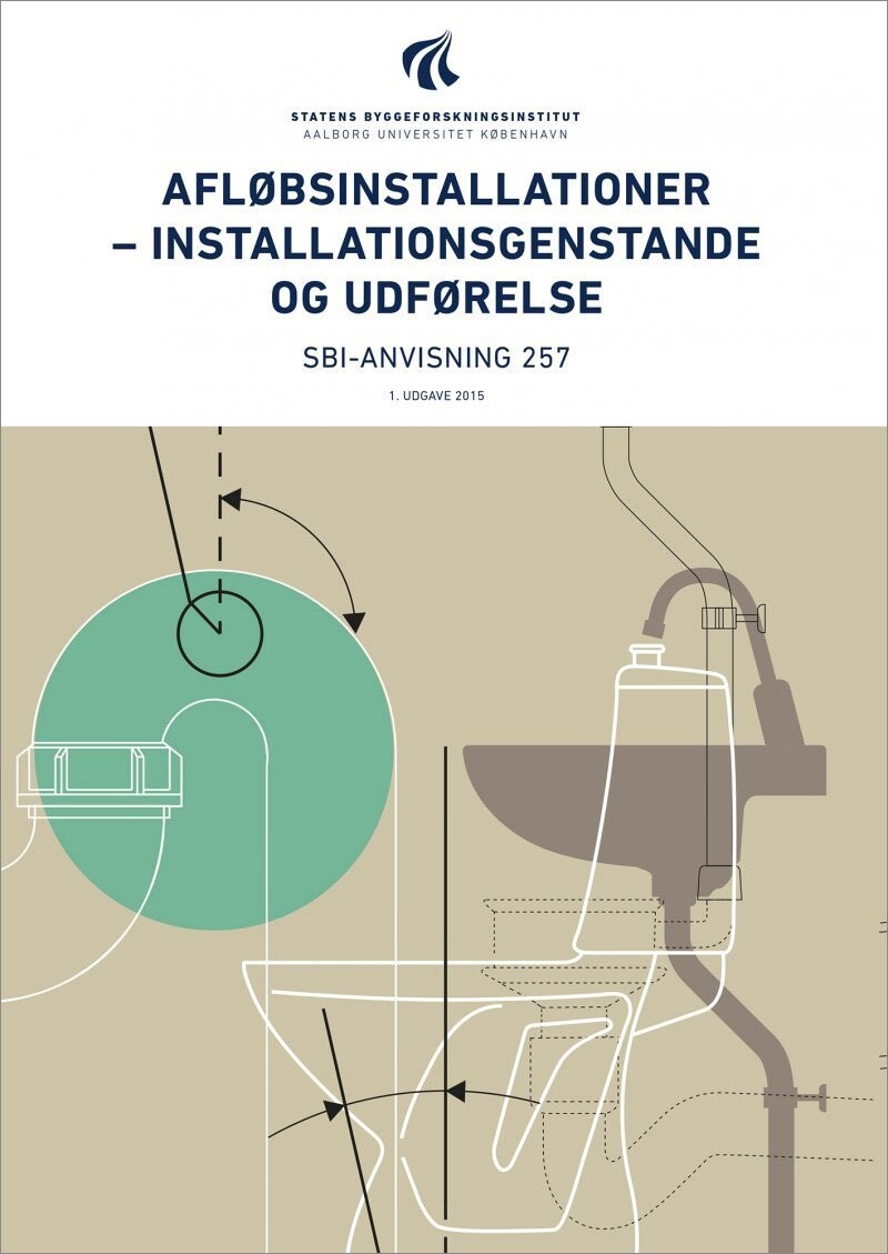 Sbi-Anvisning 257 - Afløbsinstallationer - Erik Brandt - Bog