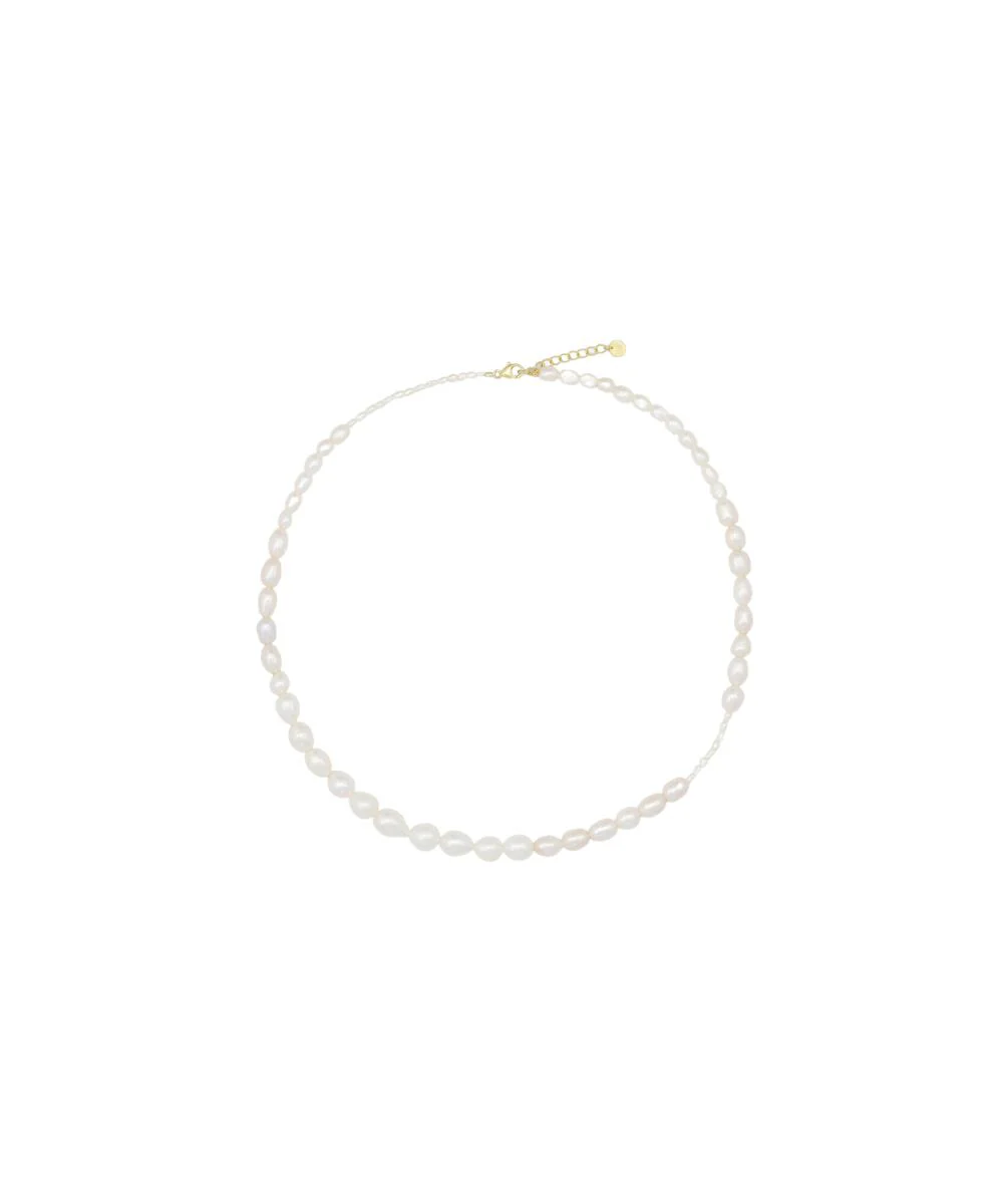 Sorelle Jewellery  Cloud perlehalskæde - forgyldt