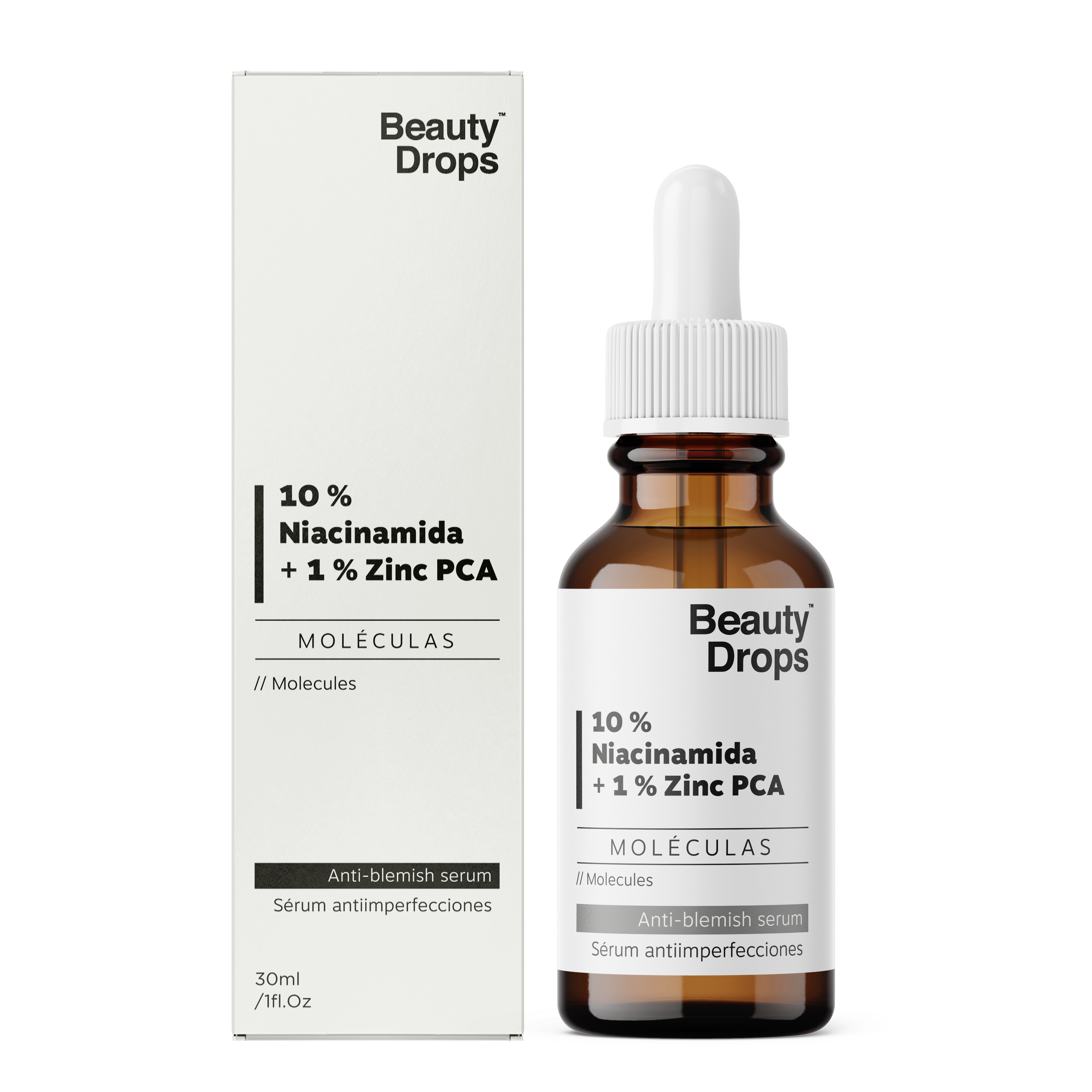 10% Niacinamida   1% Zinc PCA Sérum anti-imperfecciones Serums