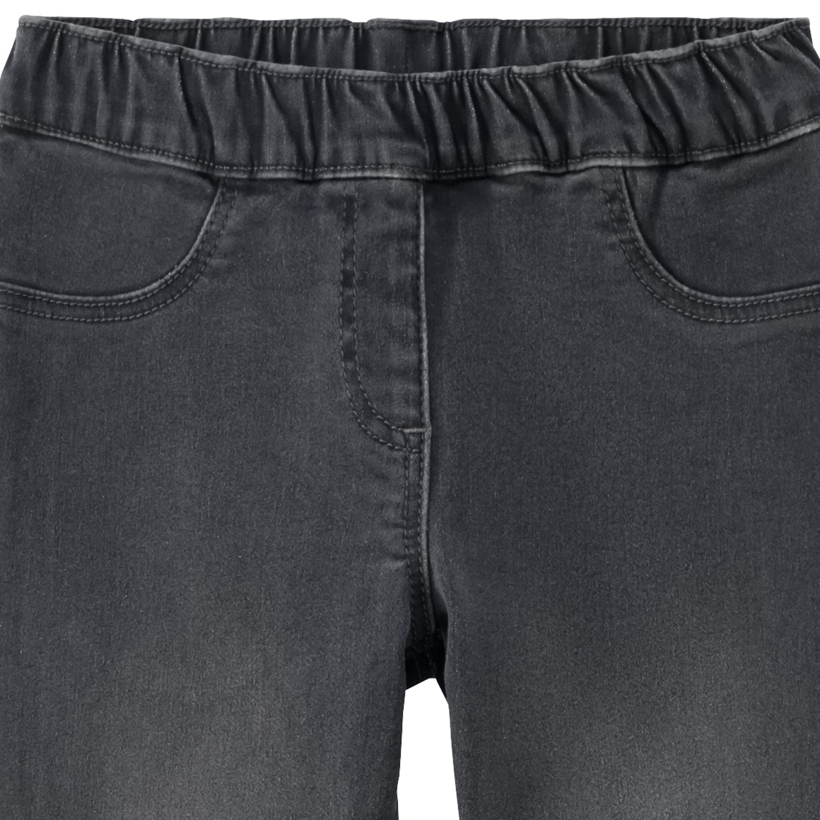 Famy Mädchen Jeggings mit Stretch-Bund dunkelgrau