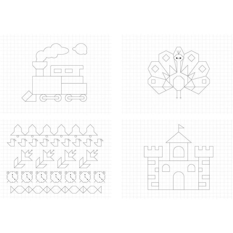 BLOC QUADRILLÉ 10X10, Bloc de 50 feuilles 90g/m2 au format 29.7x21cm