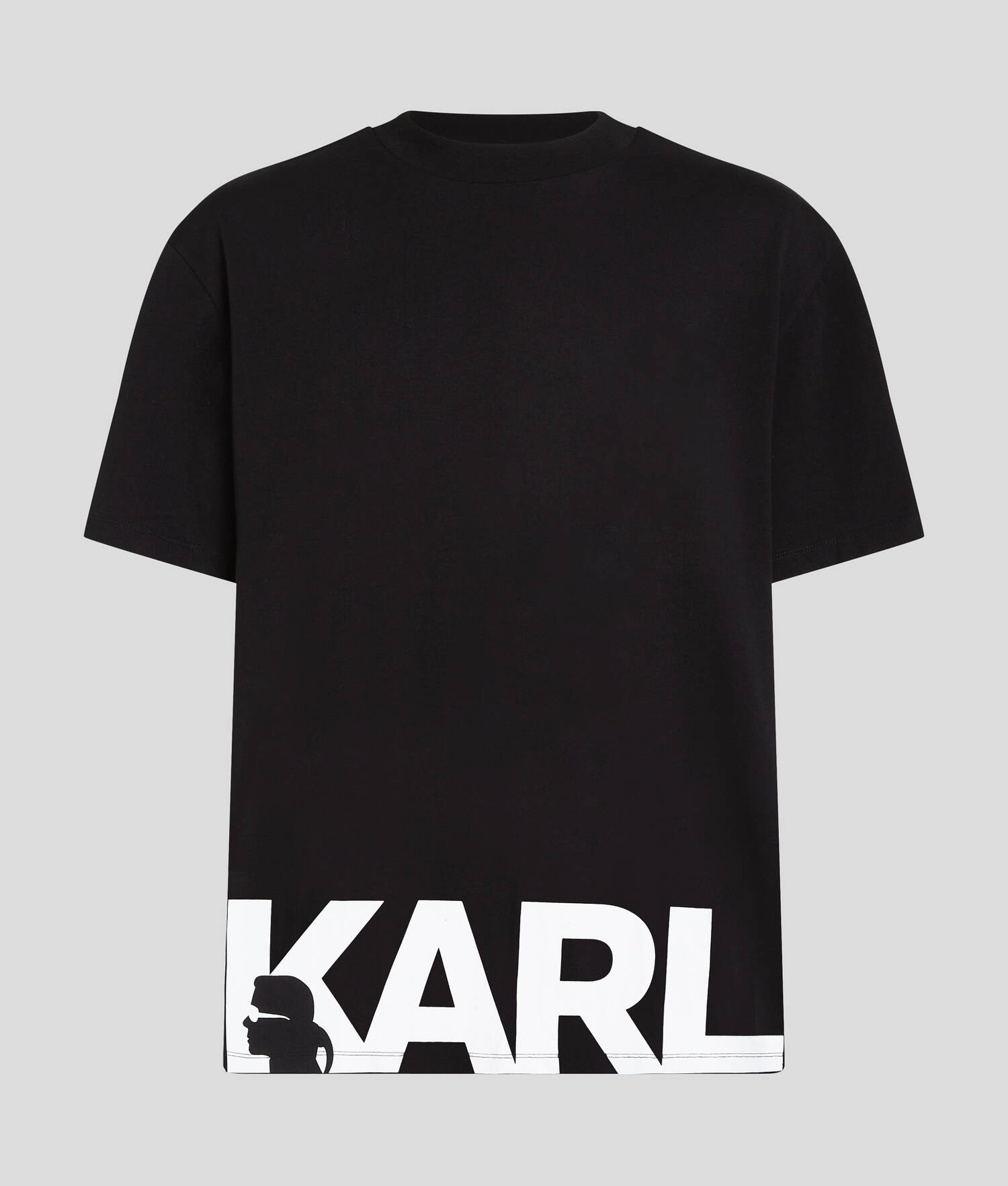 T-SHIRT À OURLET AVEC LOGO KARL