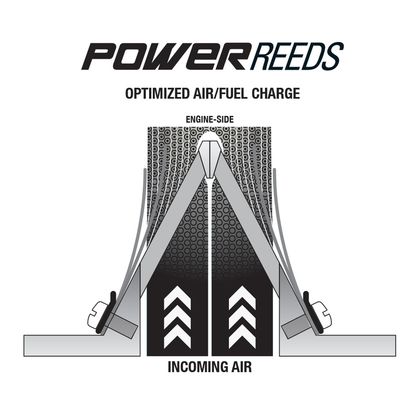 Clapets carbone Boyesen Power Reeds - 618