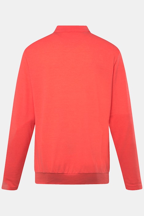 Men+ Poloshirt, Bauchfit, Basic, Piqué, Langarm, bis 8 XL