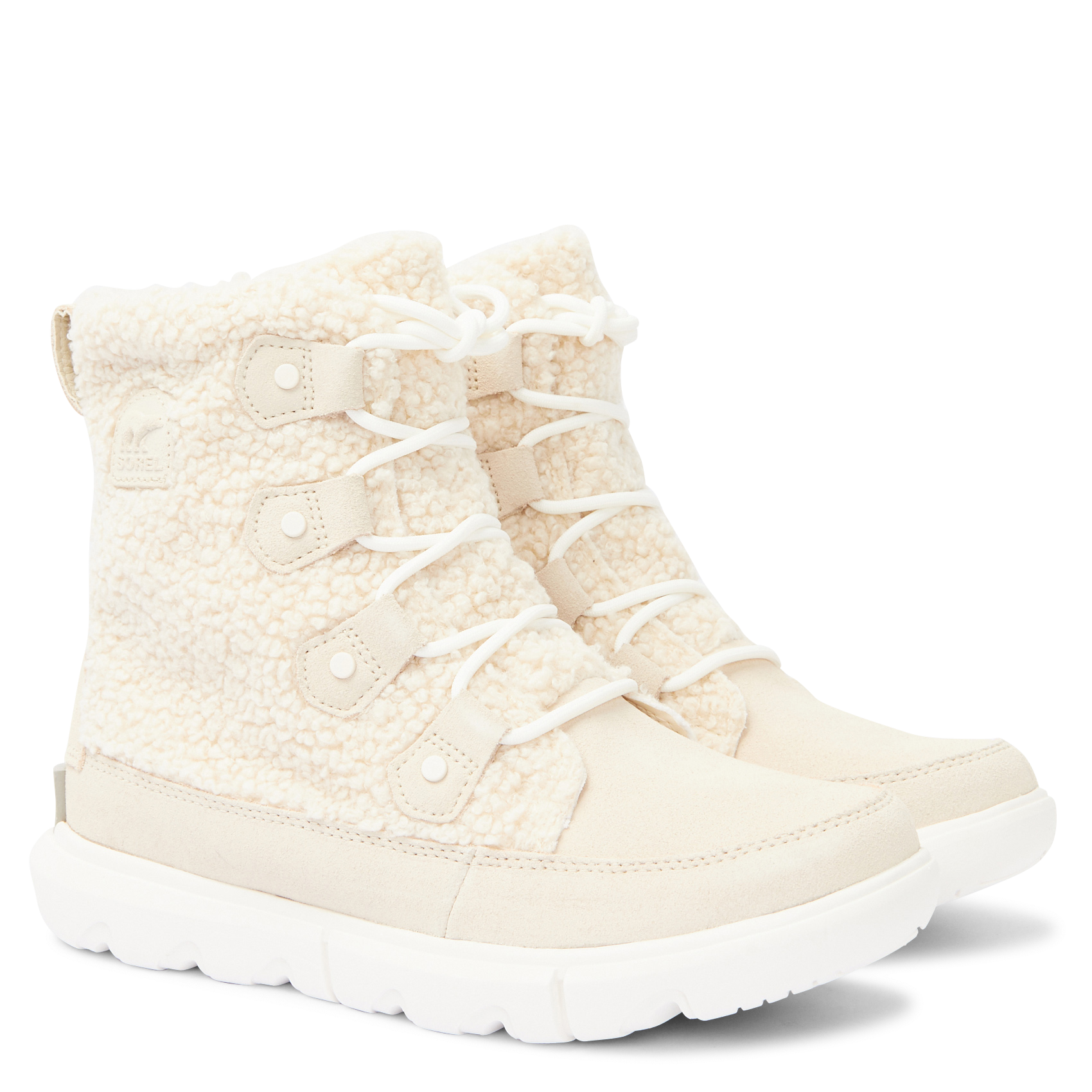 EXPLORER NEXT JOAN COZY - Boots à bout rond | Blanc