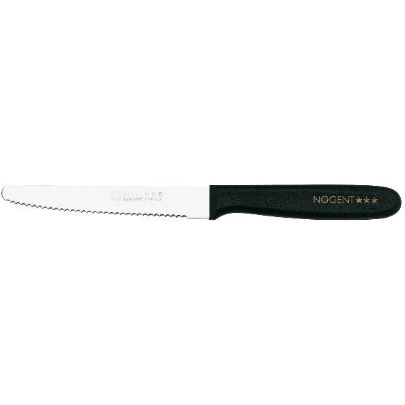 Couteau de table 11 cm cranté Noir - Classic