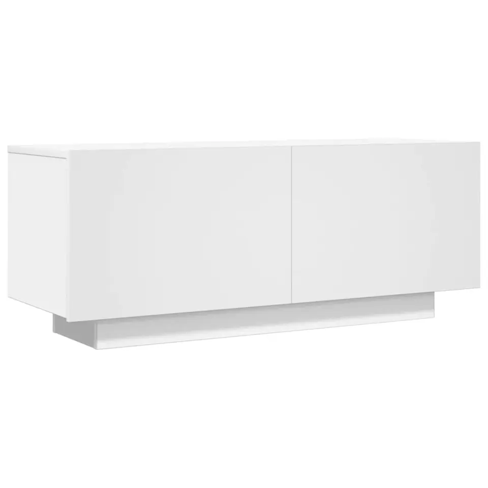 vidaXL - Tv-kast - Wit - Bewerkt hout