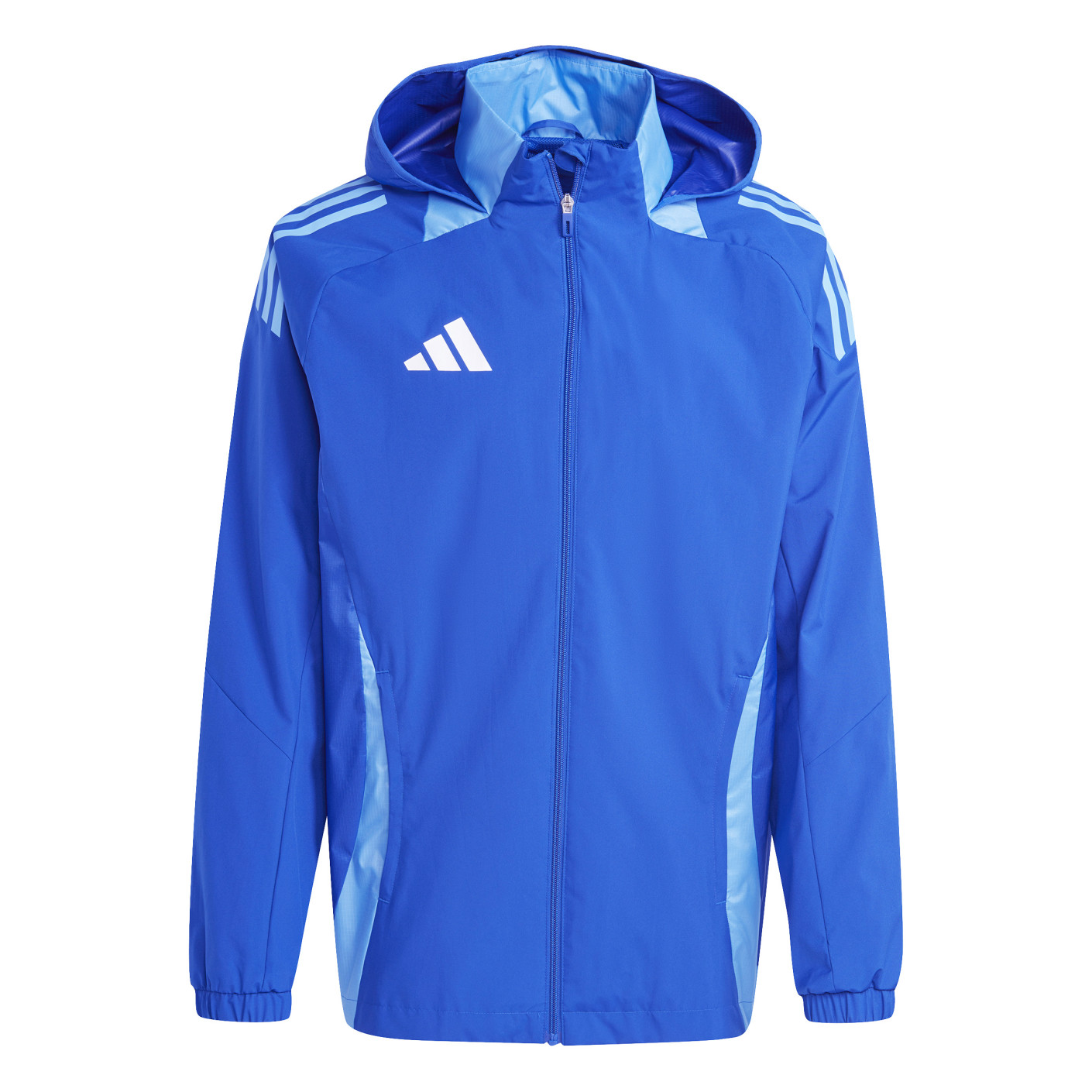 Adidas Tiro 24 Competition Allweather Jas Blauw Lichtblauw
