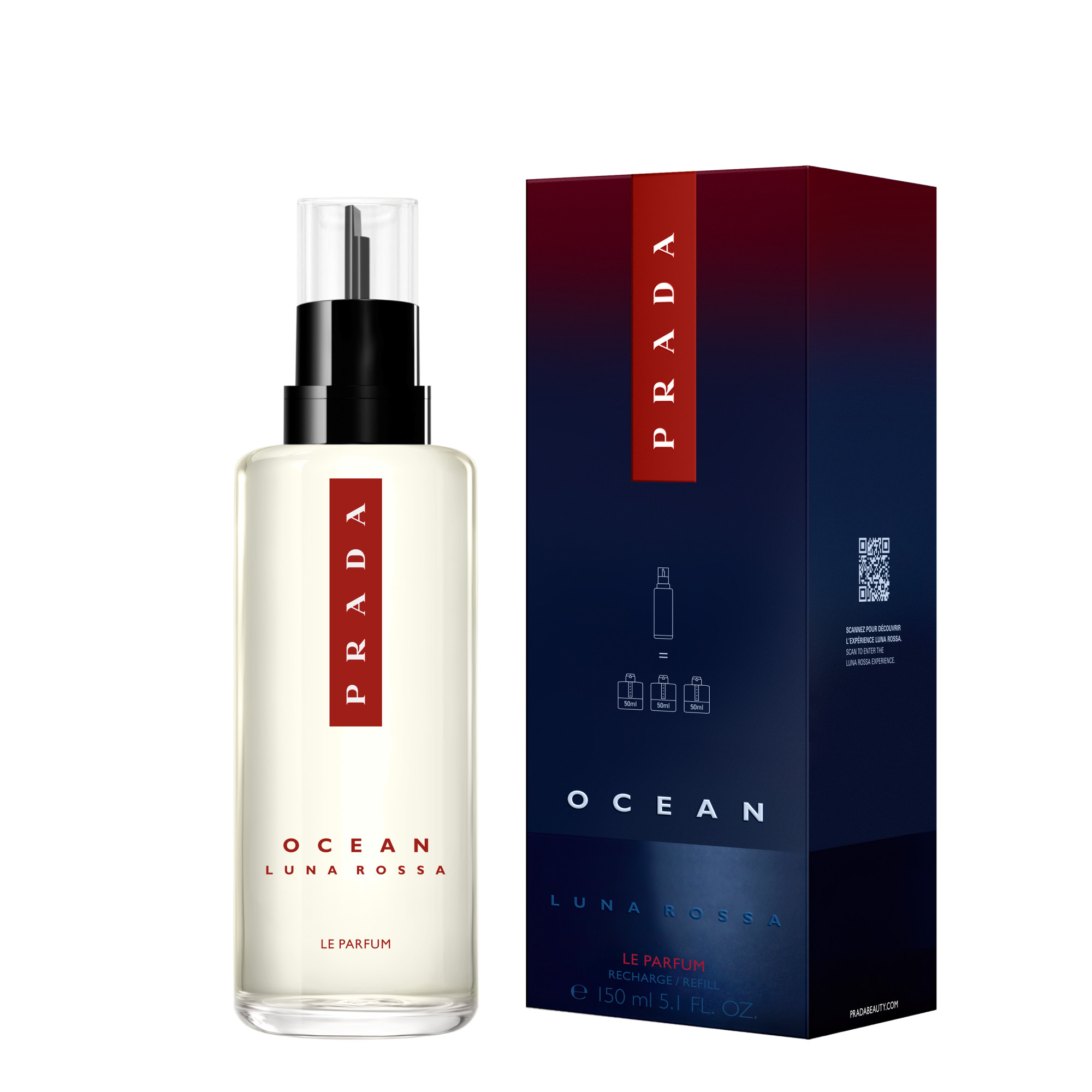Prada Luna Rossa Ocean Parfum refill 150 ml