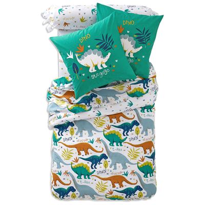 Linge de lit enfant dinosaures - BECQUET CRÉATION.