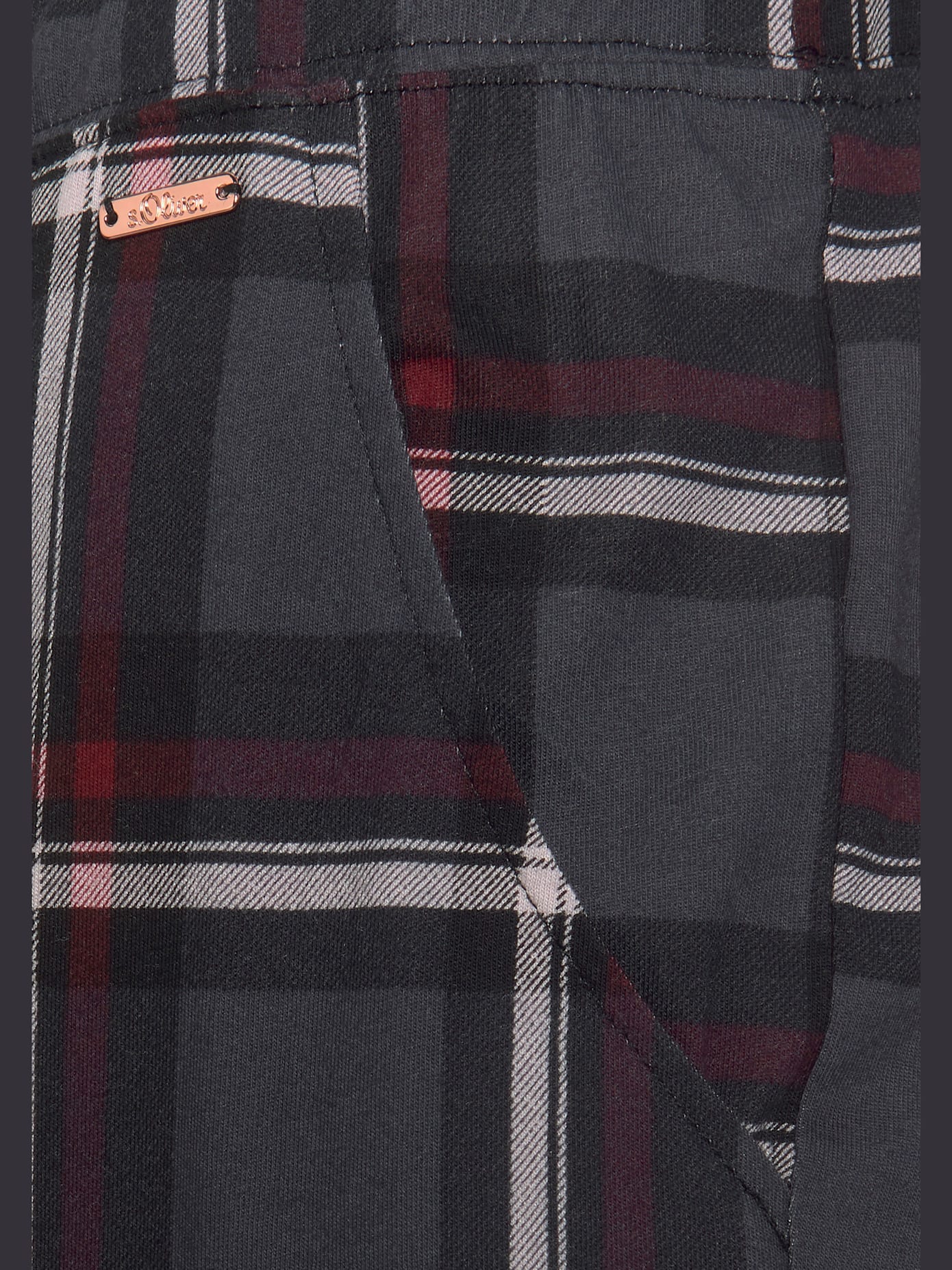 Bas de pyjama élégante pantacourt de pyjama avec motif sur toute la surface