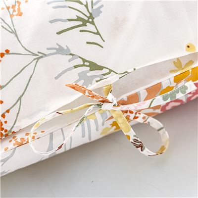 Linge de lit motif bouquets