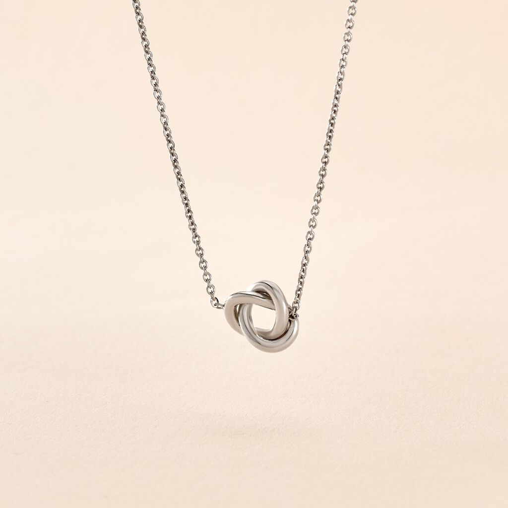 Collier Kaelya Argent Blanc