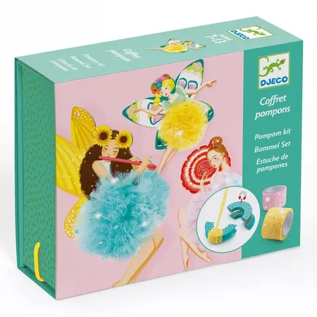 Djeco Wolle: Pompoms Feen