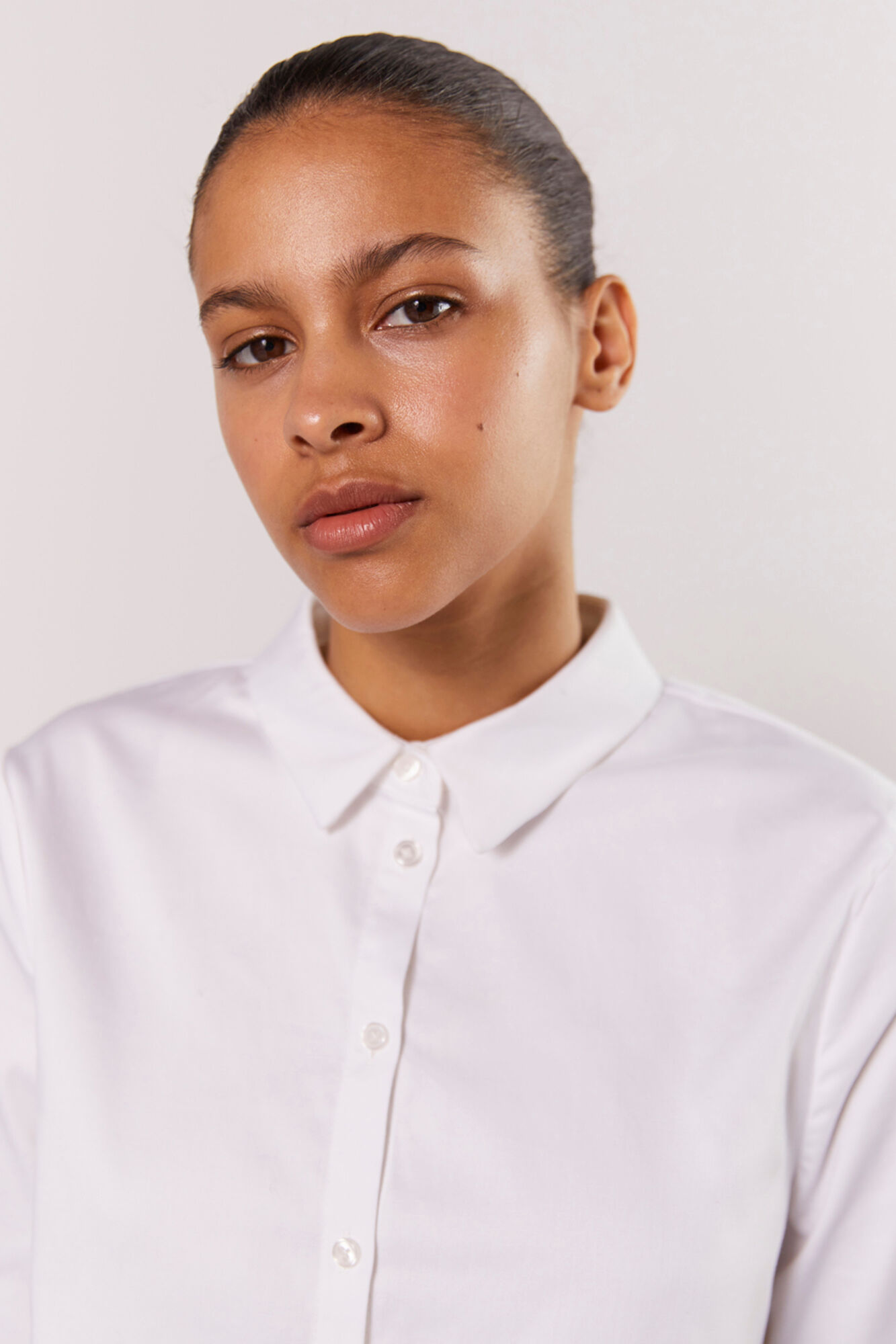 Camisa popelín - Blanco