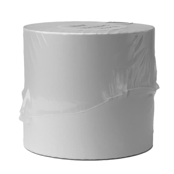 Adresseetiketter for pakker for termoprinter 100x150mm rull 500stk hvit