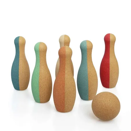 Korko Little Skittles Bowling Set aus Kork, Awardgewinner