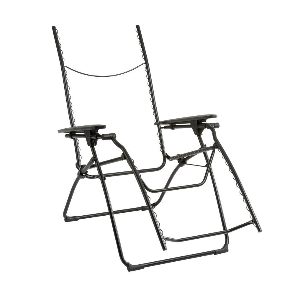 Gestell Relaxliege Evolution Stahl Schwarz Noir