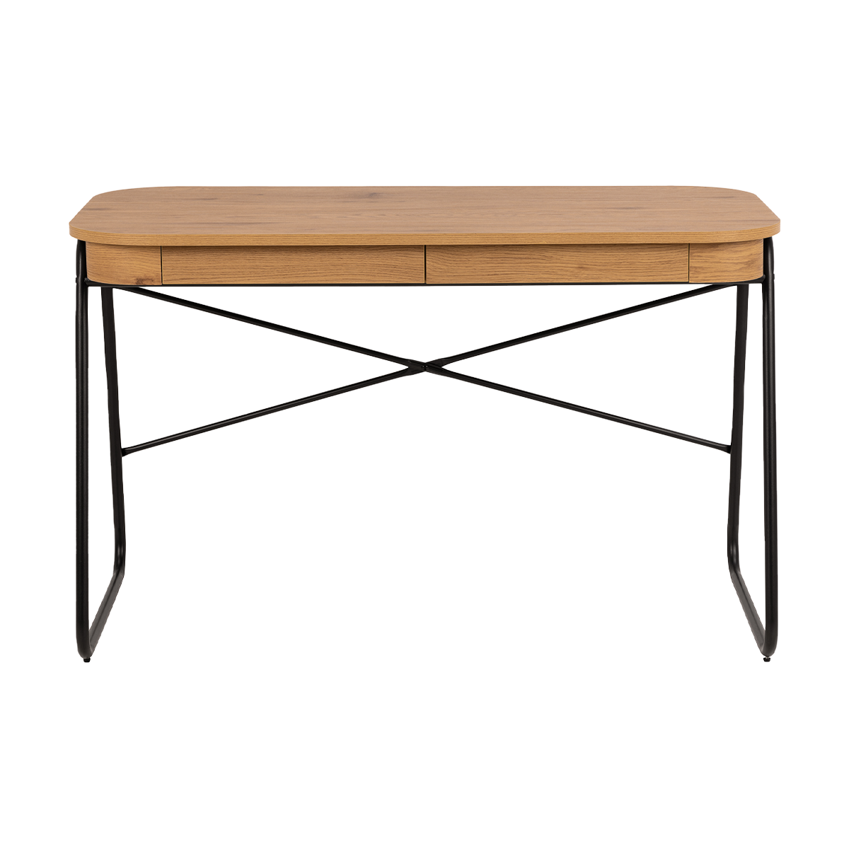 Bureau Steven - met 2 lades Naturel