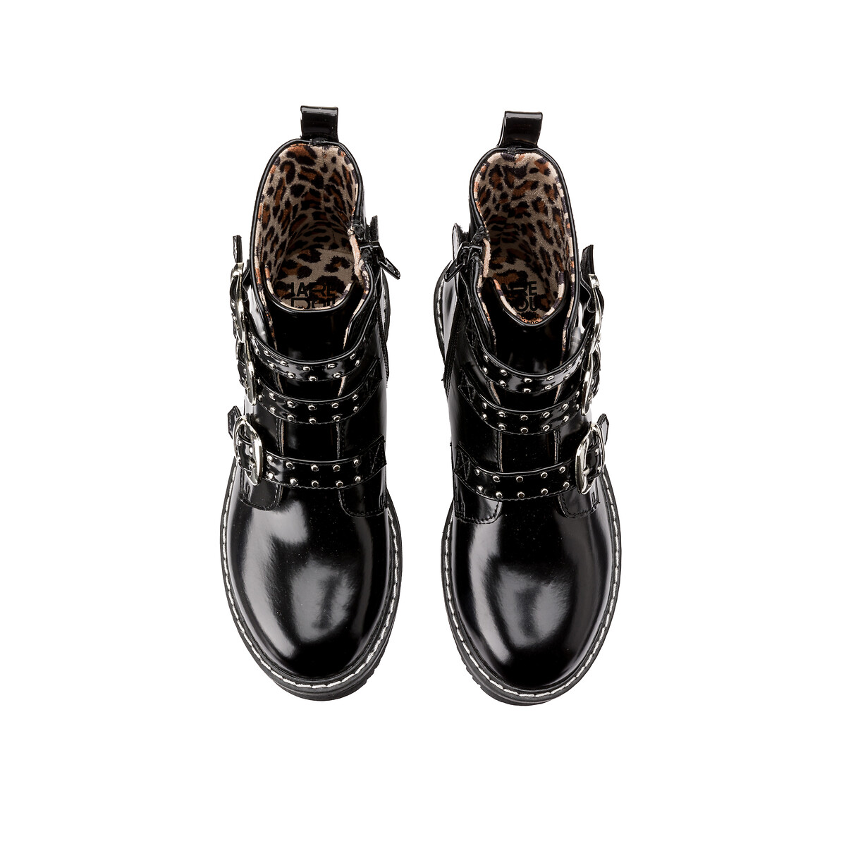 COLEÇÕES LA REDOUTE<br>Botas de cano curto com um toque rock