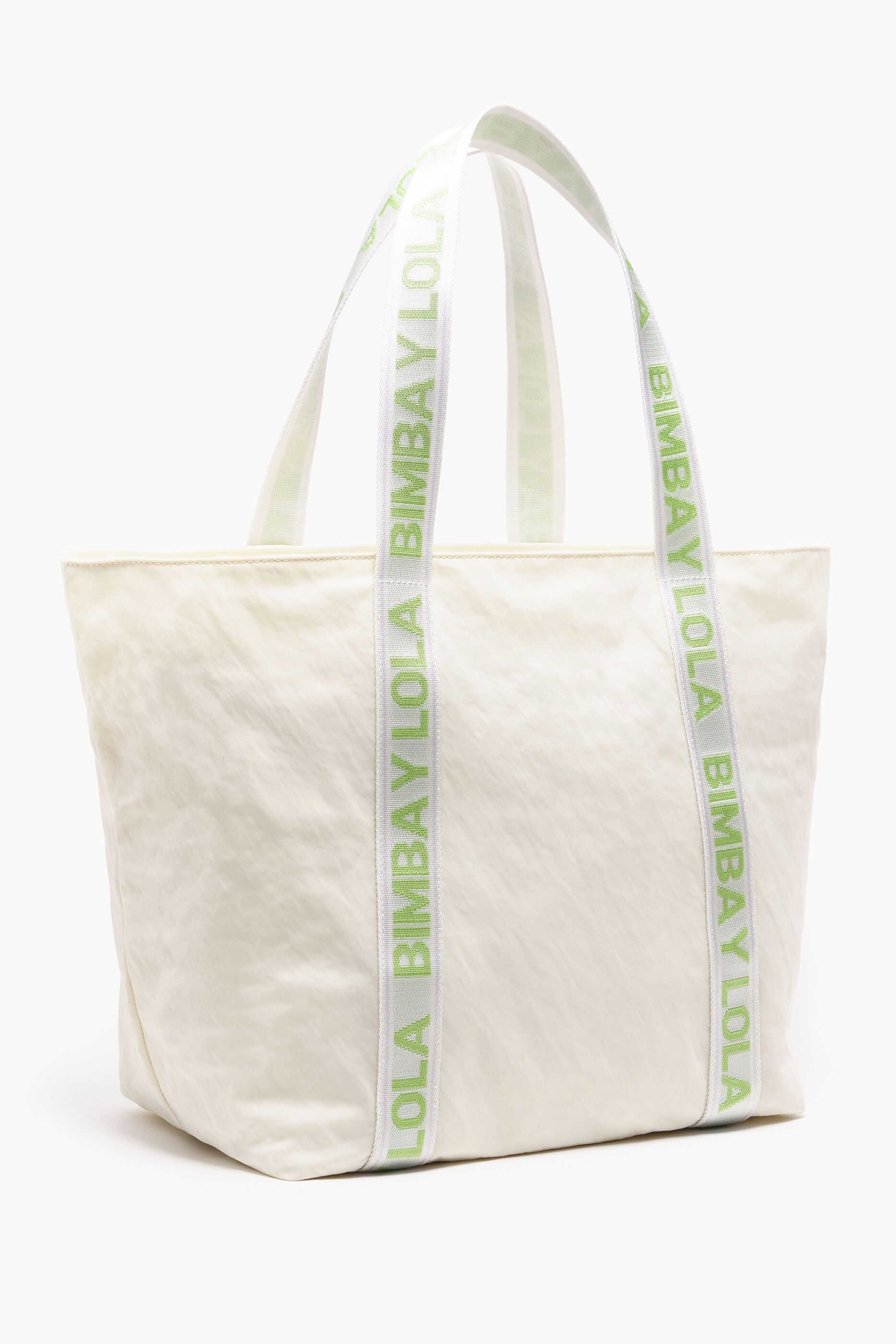 Sacola de compras tamanho XL em nylon cor pedra