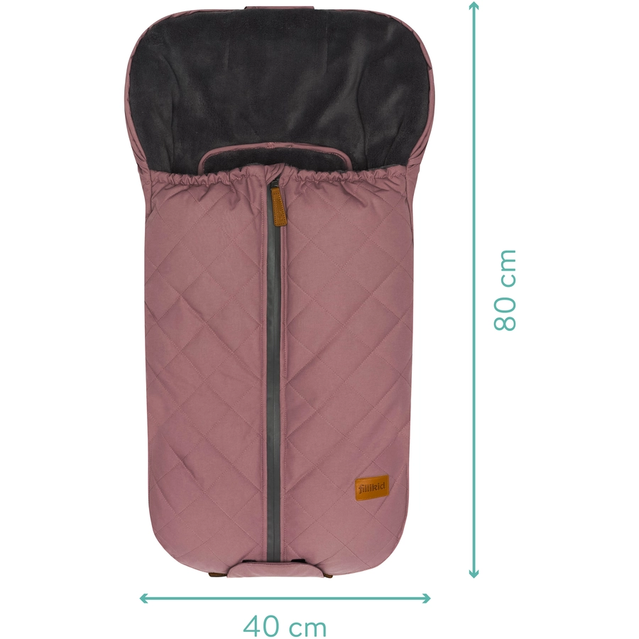 fillikid Winterfußsack Nevado für Babyschale Altrosa