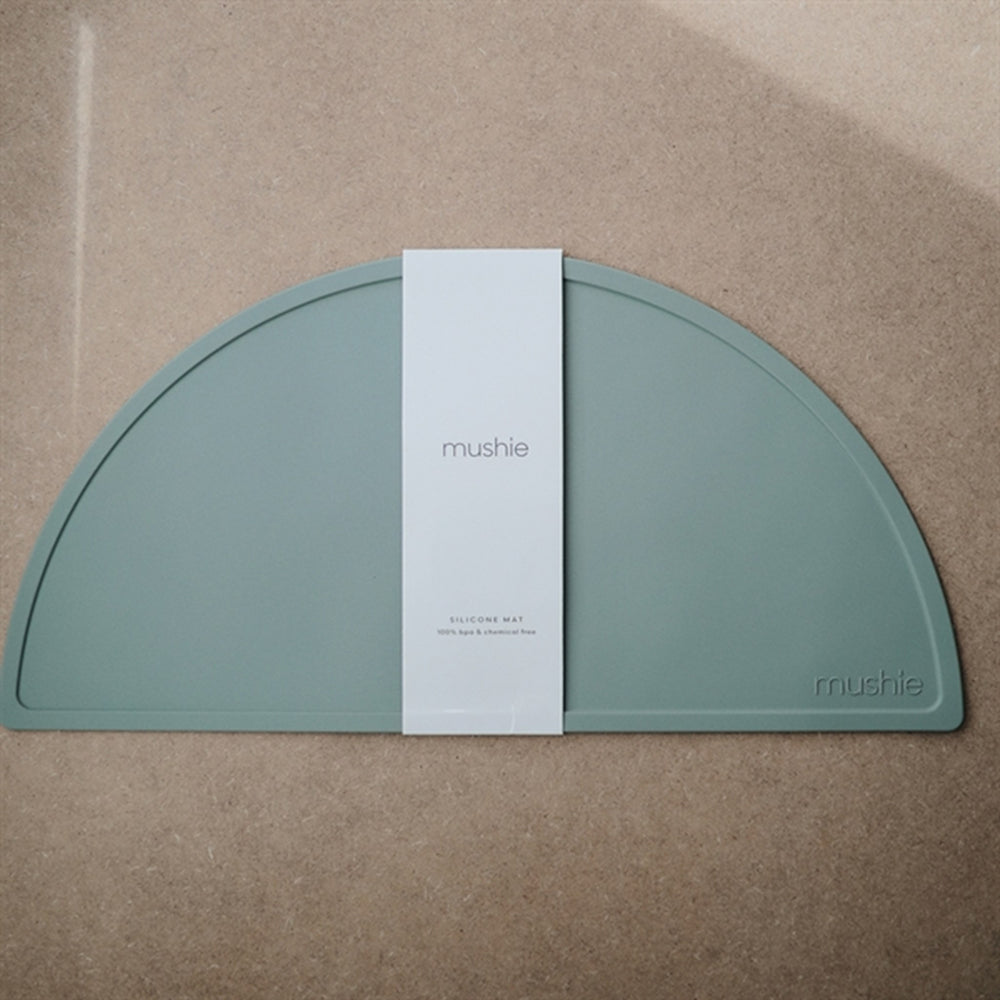 Silikone Underlag Cambridge Blue - Mushie