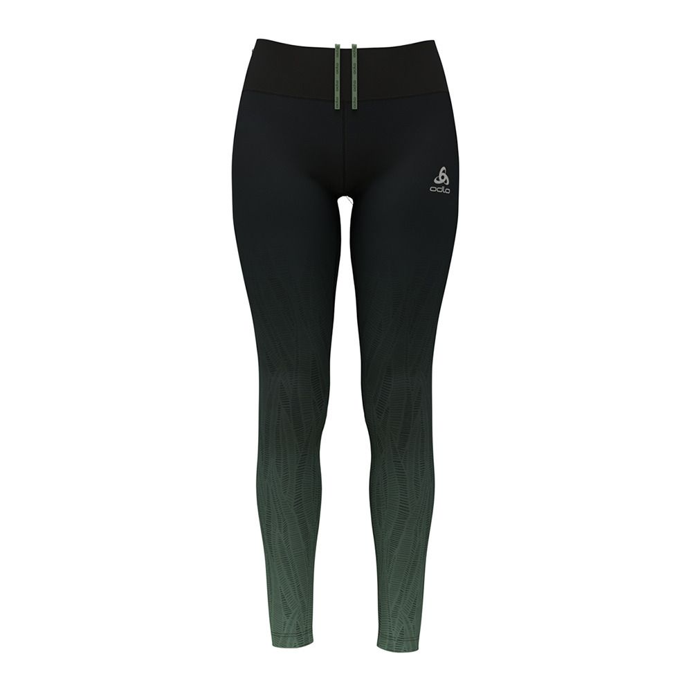 Odlo ZEROWEIGHT PRINT - Collant Femme loden frost