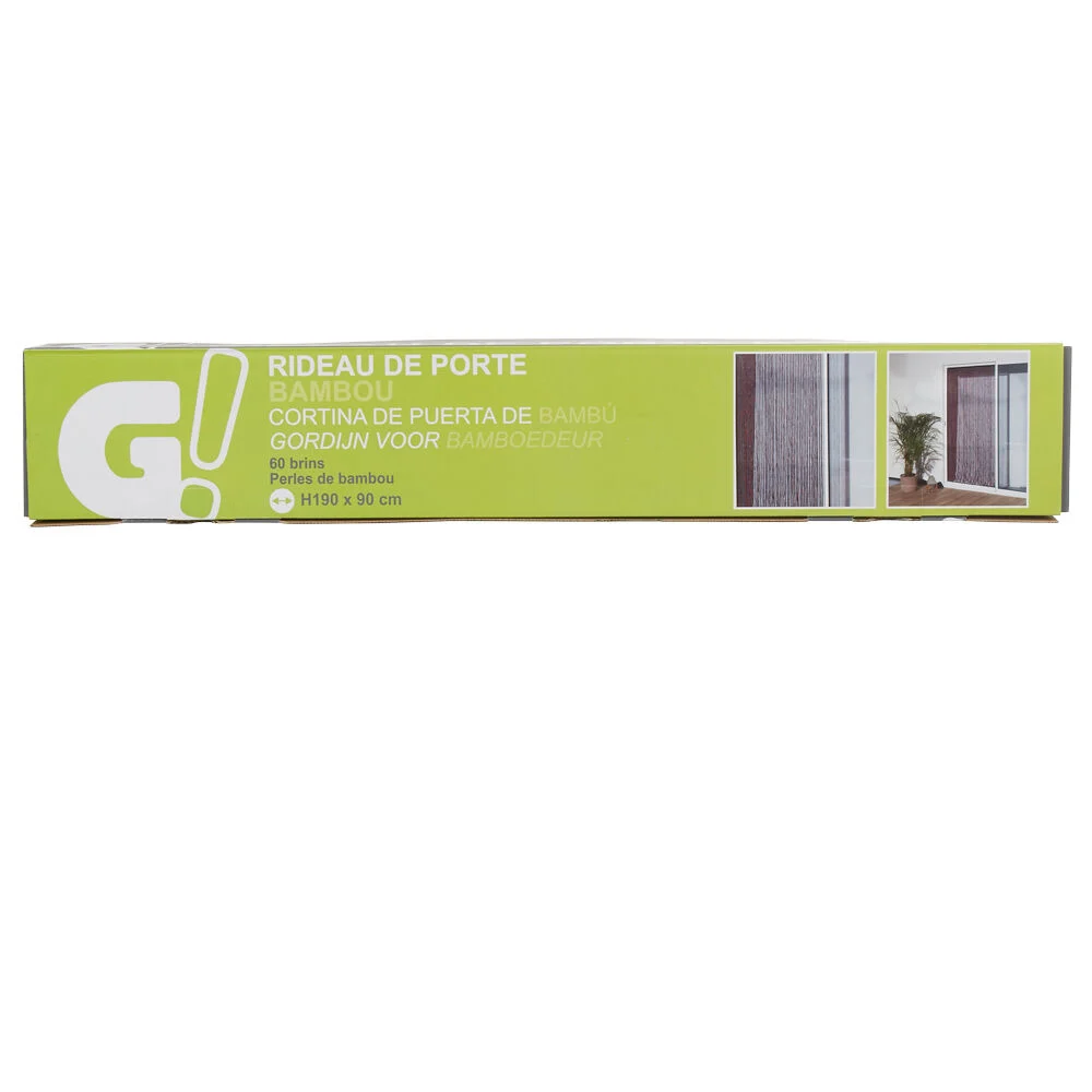Rideau de porte marron anti mouches