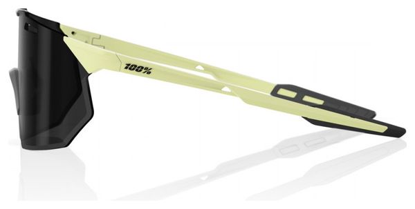 Lunettes 100% Hypercraft SQ Soft Tact Glow - Ecran Mirror Noir