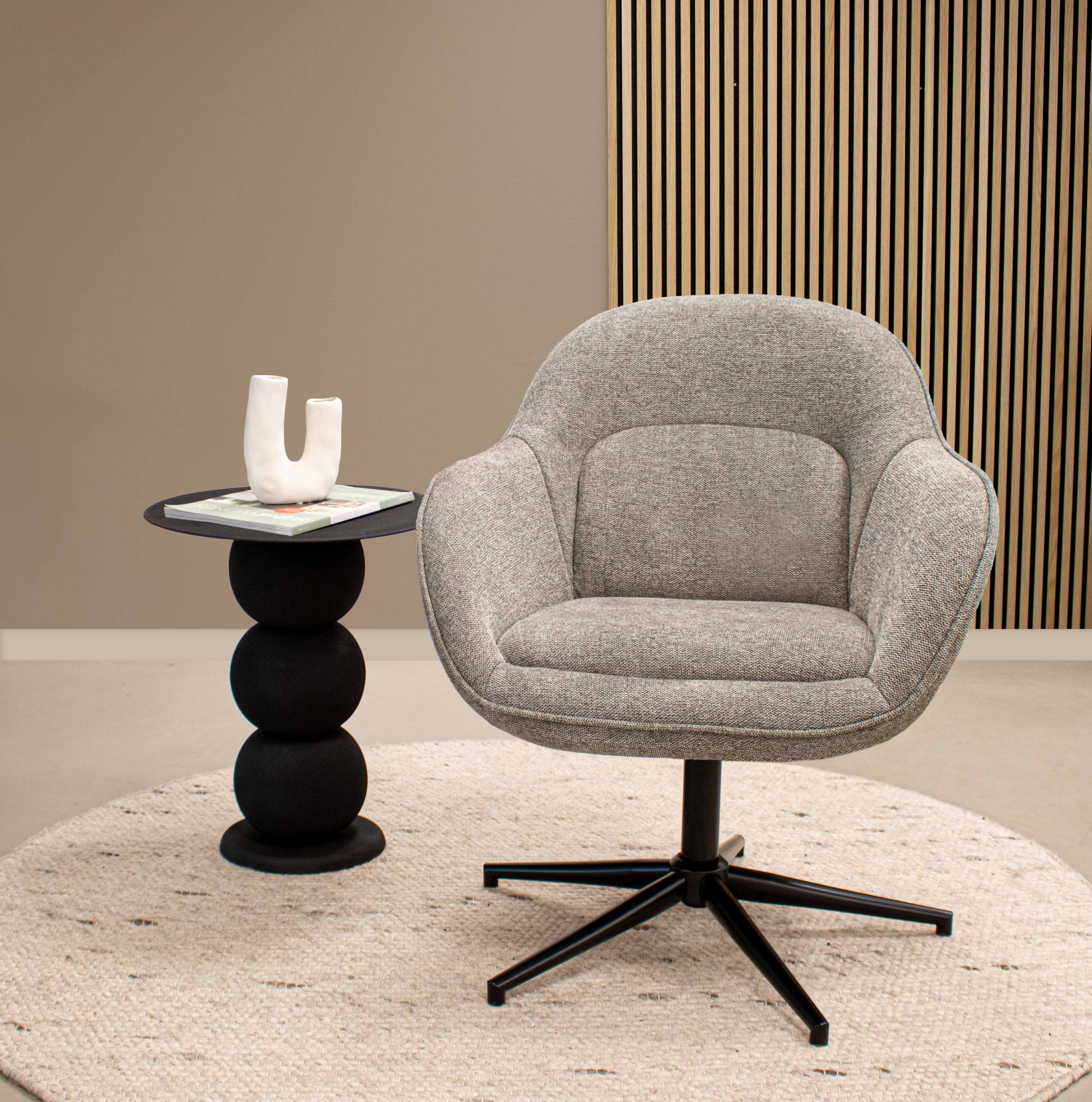 Kick Fauteuil Lux - donkergrijs