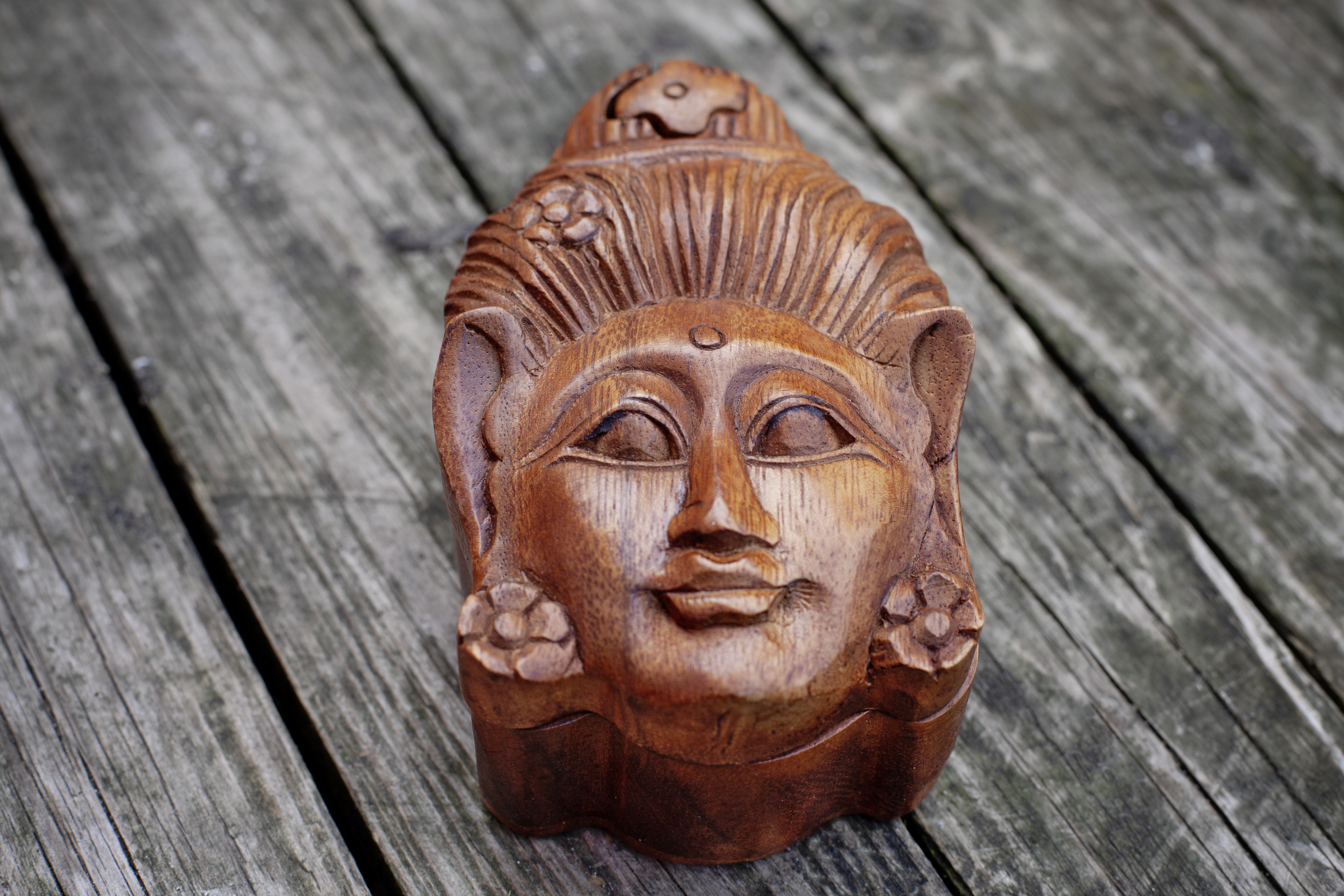 Secret Box 'Dewi', natur, T 6 cm, B 15 cm, H 9 cm von fischer's lagerhaus