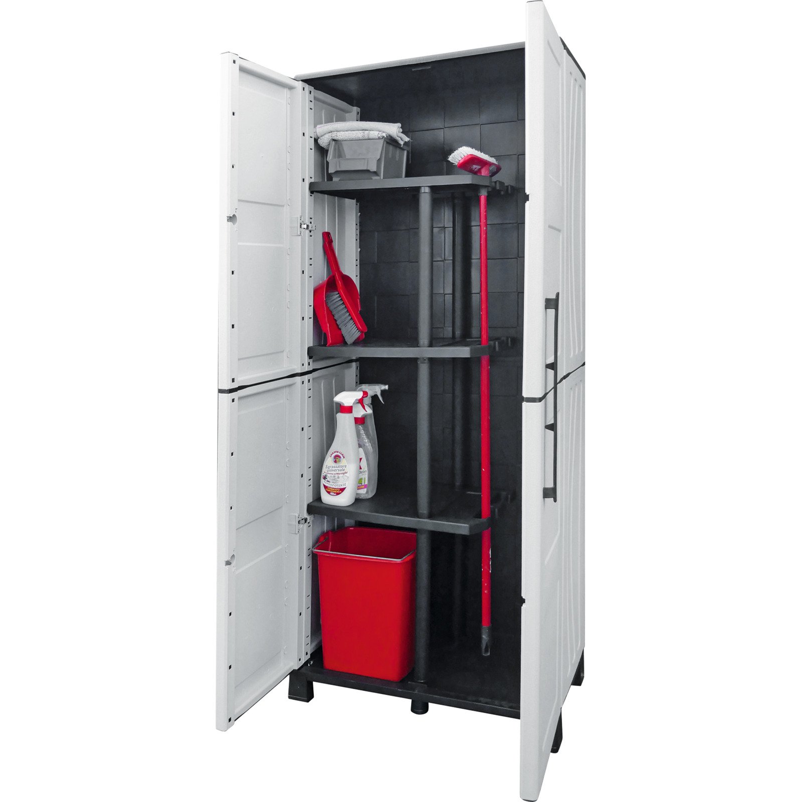 Allzweckschrank Idea 2-türig grau