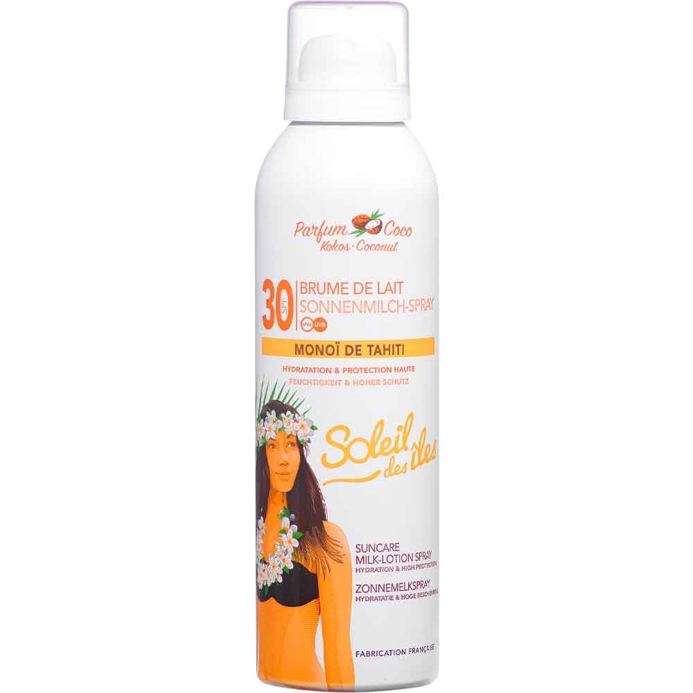 Brume huile sèche & brume protectrice - Parfum des îles & lait de coco SPF 20 & 30 - 2 x 150 ml