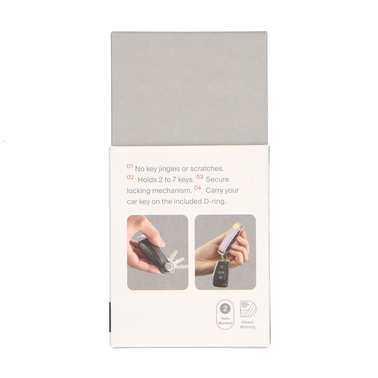Bruine leren Orbitkey sleutelhanger