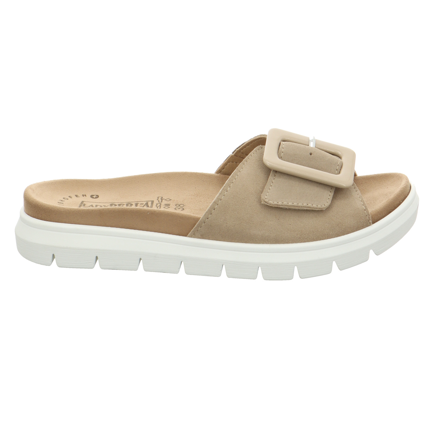 Pantolette grau
