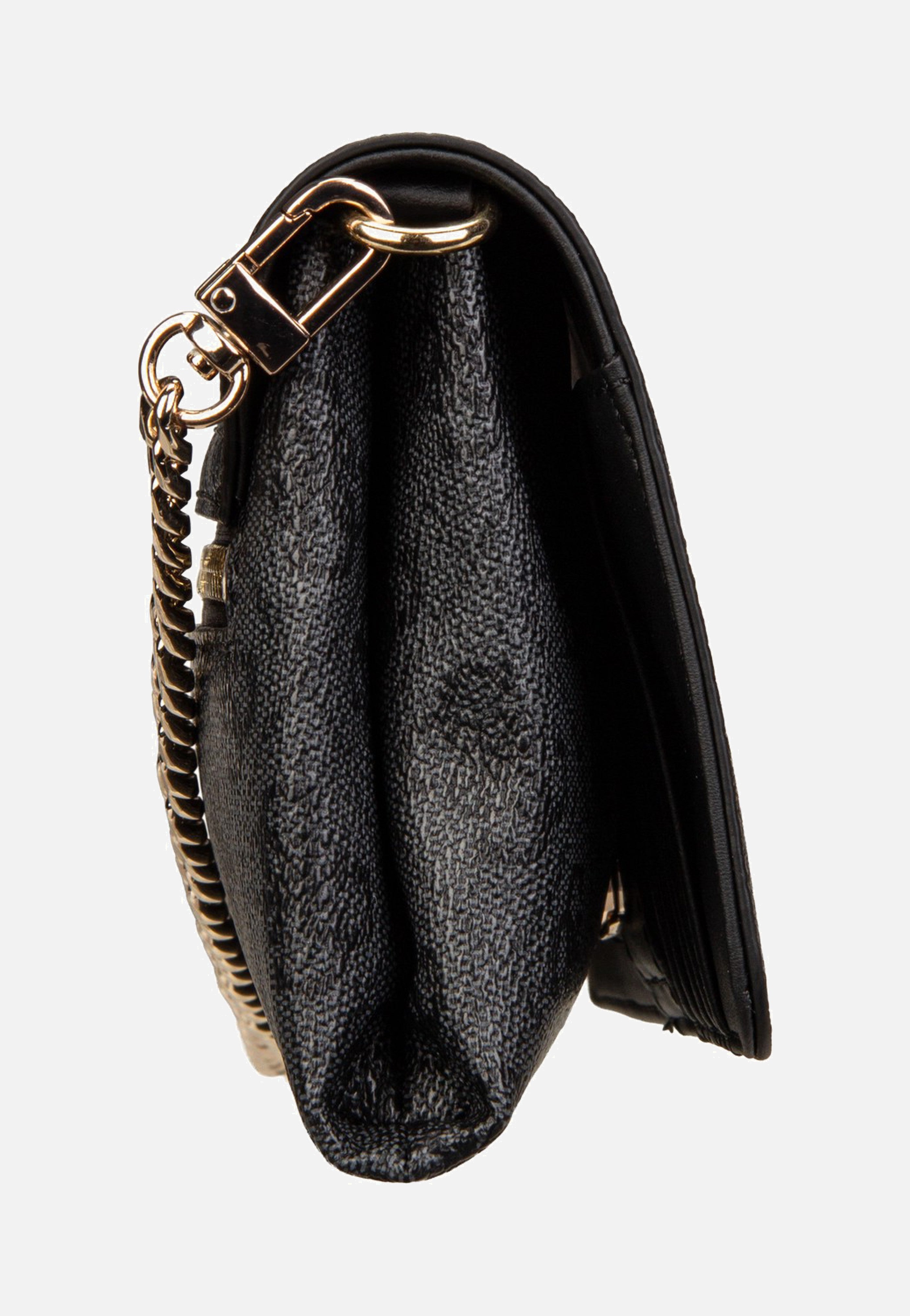 Noelle II Xbody Flap Organizer Coal Logo - Clutch