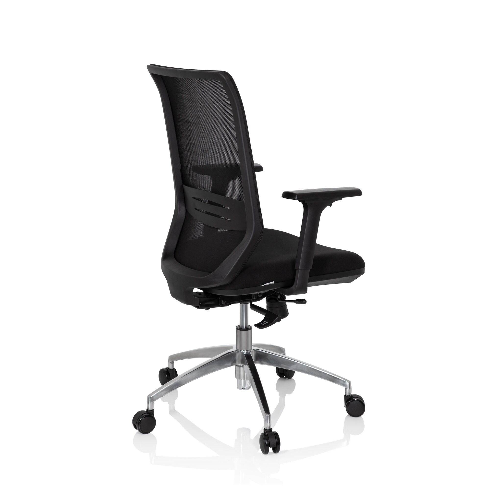 Profi Bürostuhl PROFONDO Stoff/Netzstoff mit Armlehnen (höhenverstellbar) hjh OFFICE