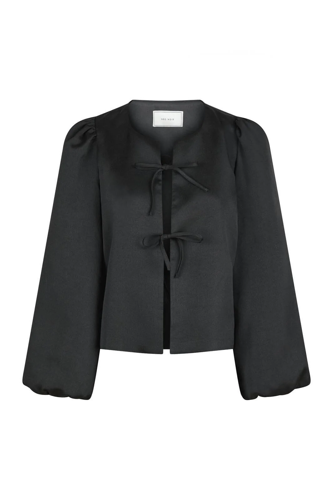 Neo Noir Daliska Dull Satin Blouse black