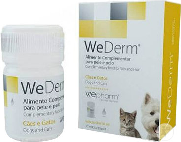 Wepharm WeDerm Aliment Complémentaire Pour Chiens Et Chats Peau Saine 30ml