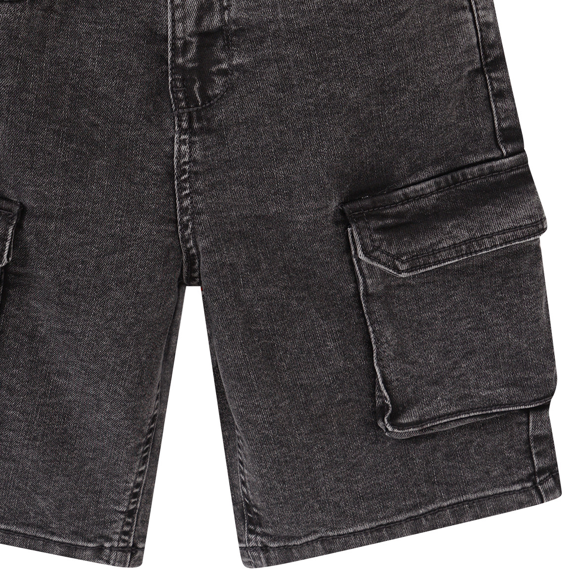 Beatwear Jungen Jeansshorts im Cargo-Style dunkelgrau