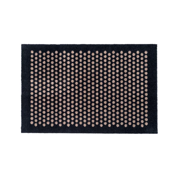 tica copenhagen - Dot Fussmatte 60 x 90 cm, sand / schwarz