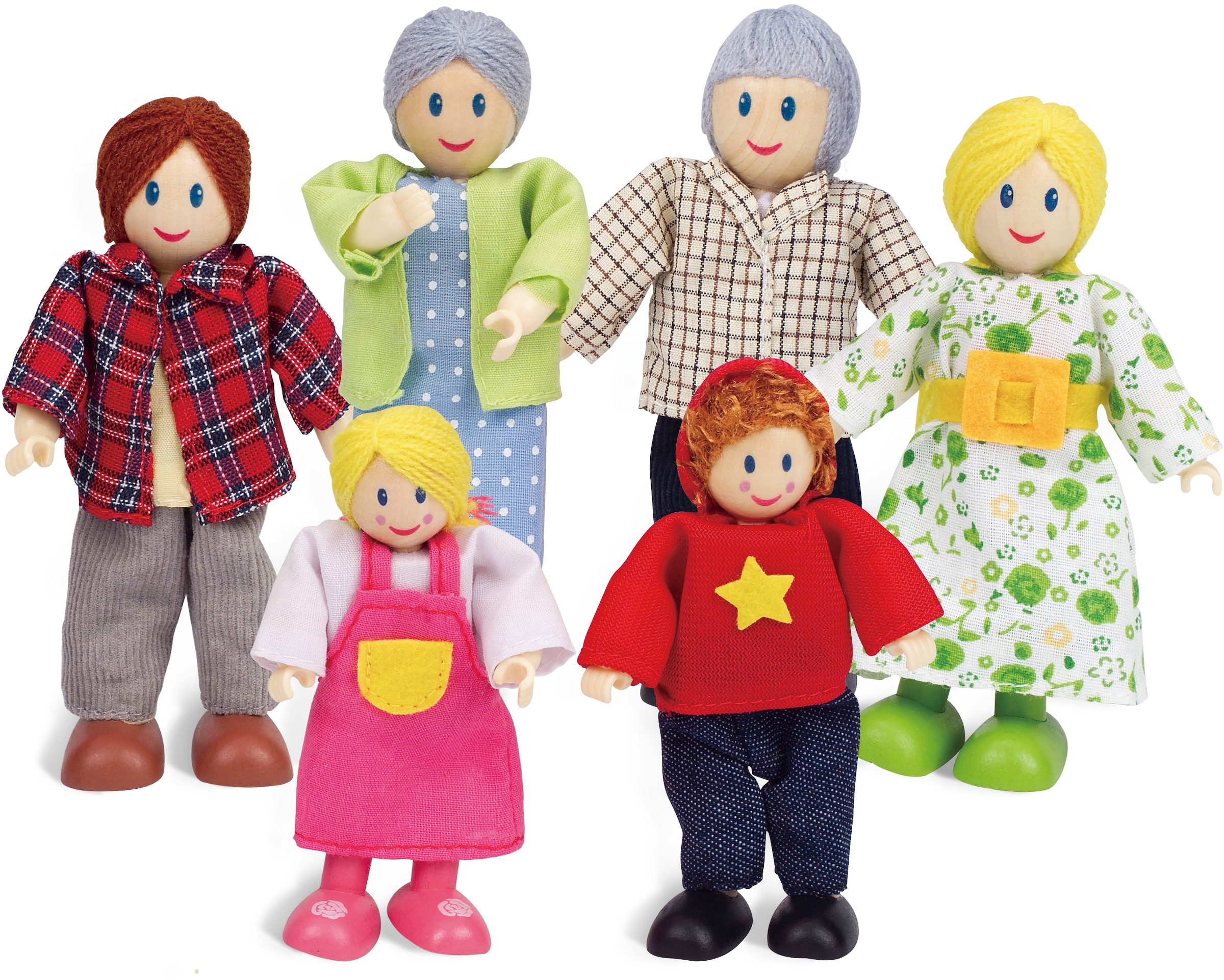 Hape Stoffpuppe »Puppenfamilie«