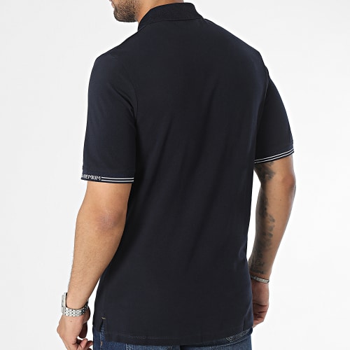 Polo Manches Courtes Rubber Bleu Marine