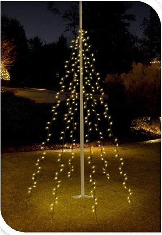 Verlichting voor vlaggenmast - 8 meter - 360 LED's