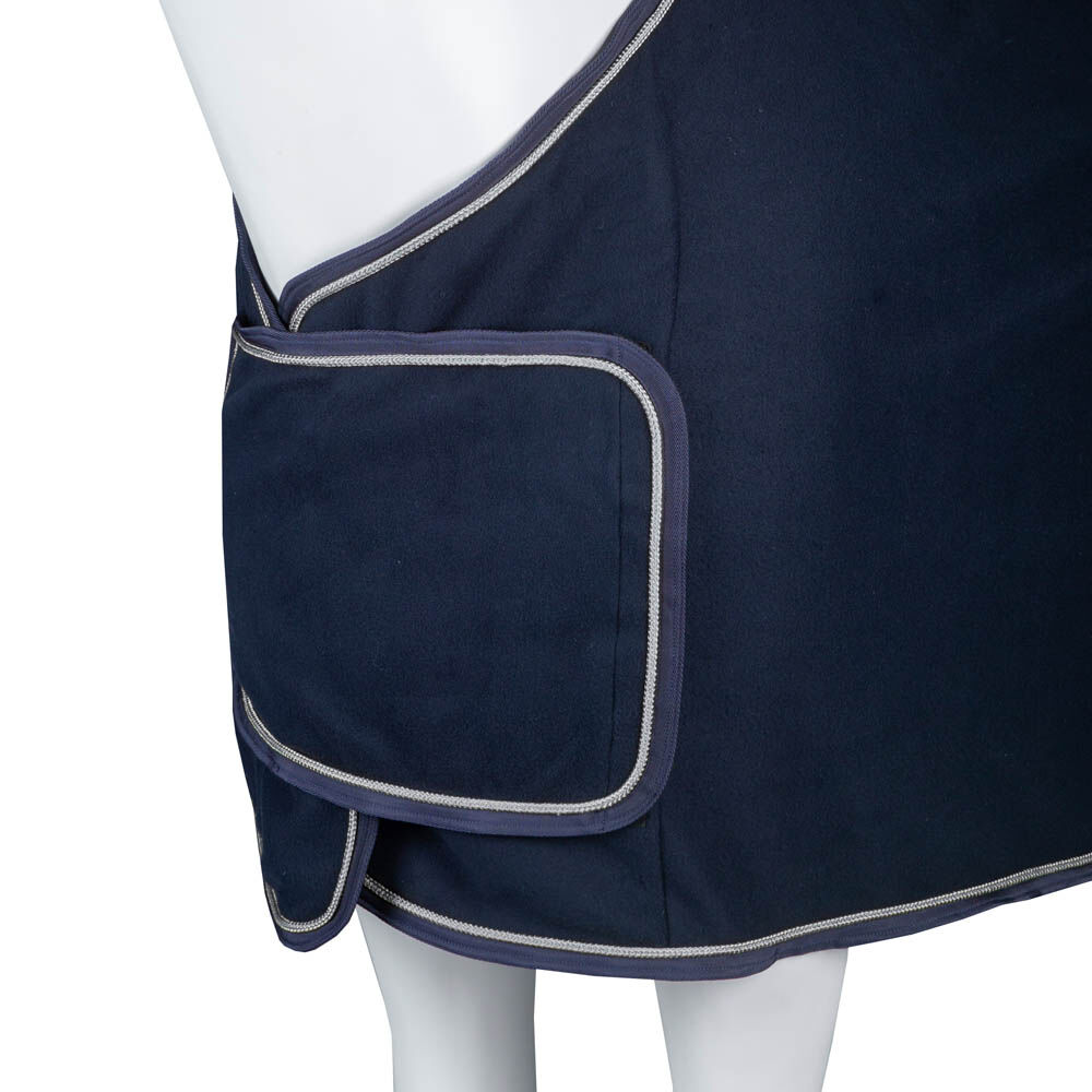 Horka Zweetdeken - met Ornament - Blauw/Zilver - 135/185