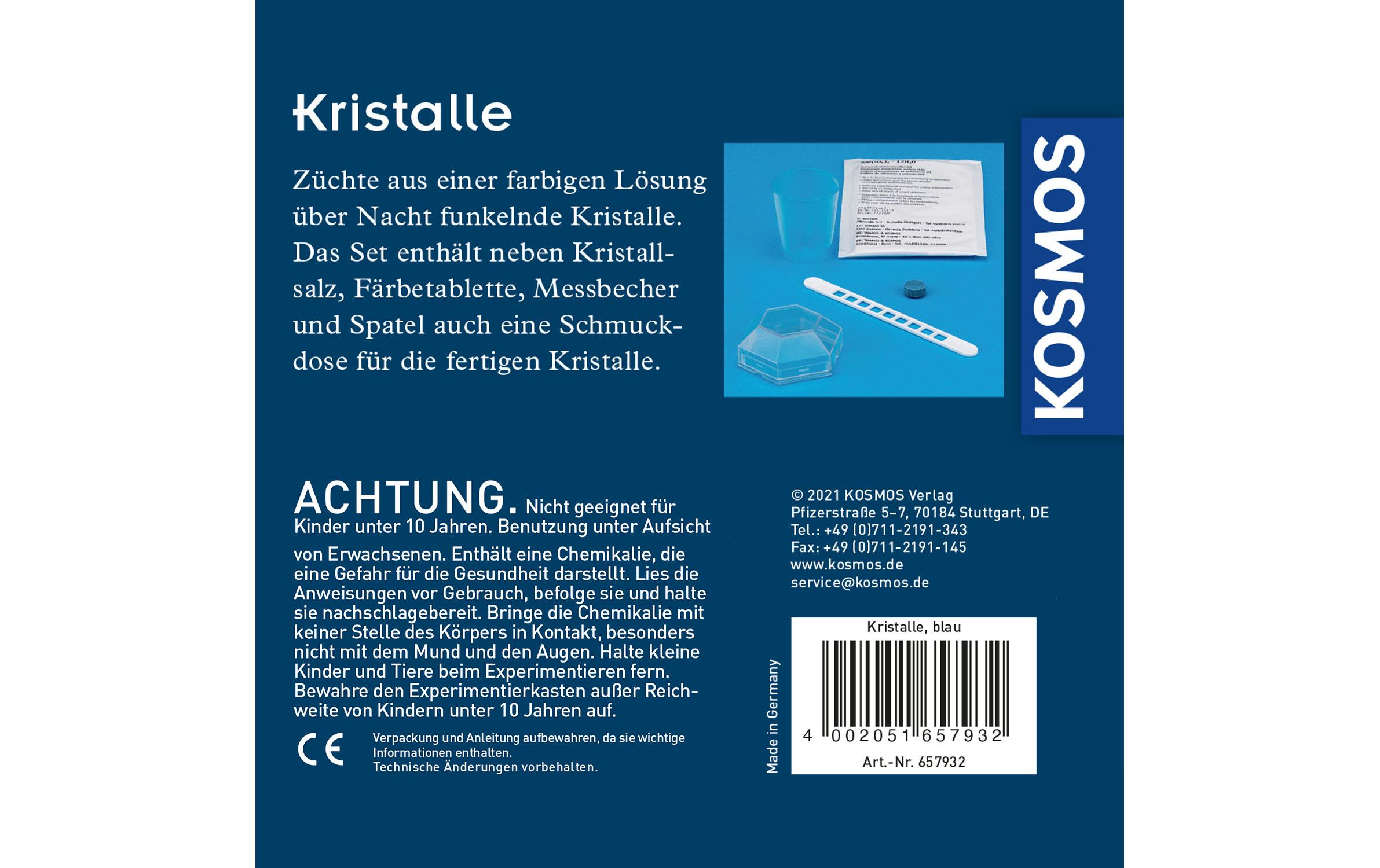 Experimentierkasten Blaue Kristalle selbst züchtenSpannende Experimente erleben